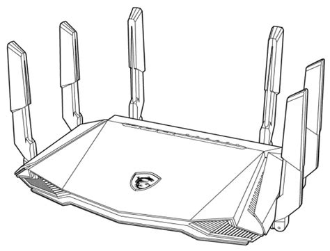 Msi RadiX GRAXE66 AXE6600 WiFi 6E Tri Band Gaming Router User Guide