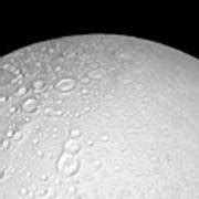 Saturn S Moon Enceladus Photograph By Nasa Jpl Caltech Space Science