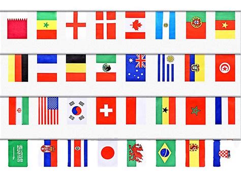 World Flag Material Banner Assorted - Partylicious