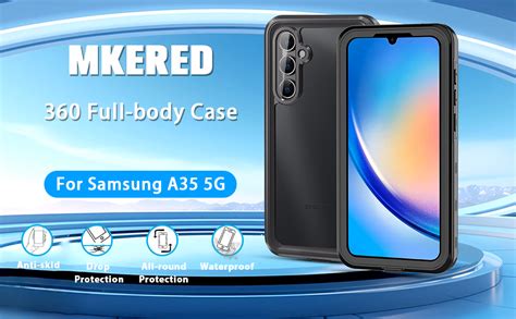 MKERED Samsung A35 5g Case Samsung Galaxy A35 5g Case IP68 Waterproof