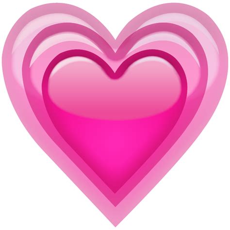 Pink Heart Emoji Transparent Images Png Png Mart