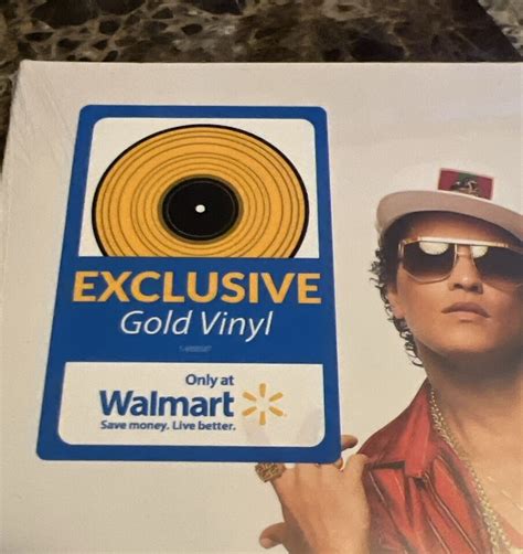 Bruno Mars 24k Magic Gold Colored Vinyl Lp 12 Walmart Exclusive