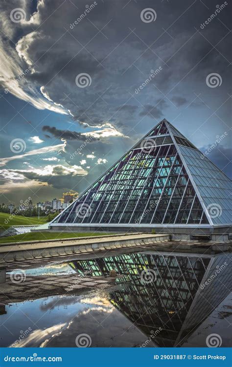 Glass Pyramids Stock Image Image Of Glass Conservatory 29031887