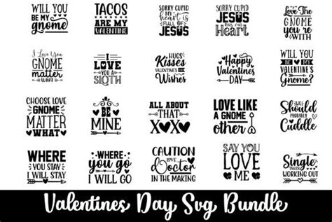 Valentines Day Svg Bundle Graphic By Mninishat · Creative Fabrica