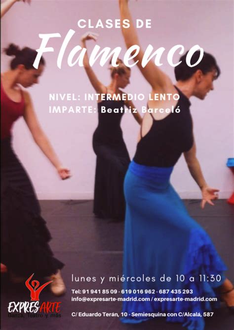 Clases De Flamenco Nivel Intermedio Lento Expresarte Madrid