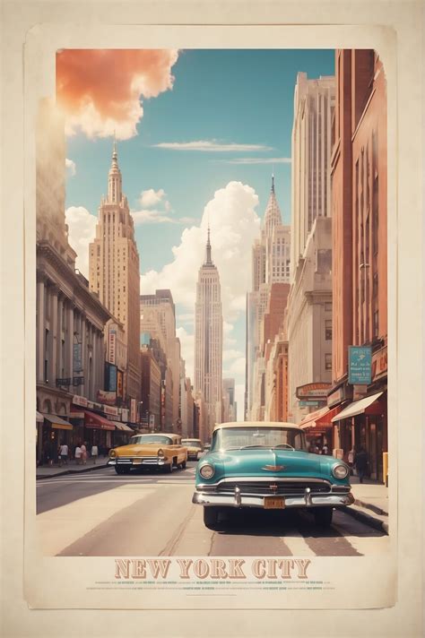 Wonder City Of The World New York City Travel Posters 42 OFF