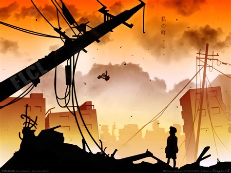 Flcl Hd Wallpaper A Vibrant Journey Through The Anime Landscape