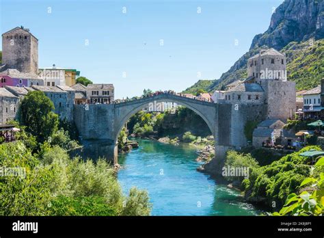 Mostar Bosnien Herzegowina September Historische Mostar