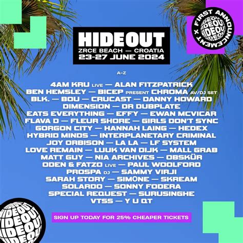 Hideout Festival Croatia Reveals Phase 1 Lineup For 2024 - The DJ ...