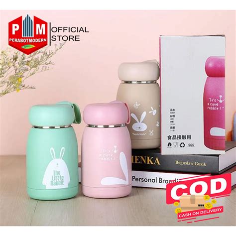 Jual Botol Minum Kaca Bening Termos Rabbit 320ml Botol Kelinci Shopee