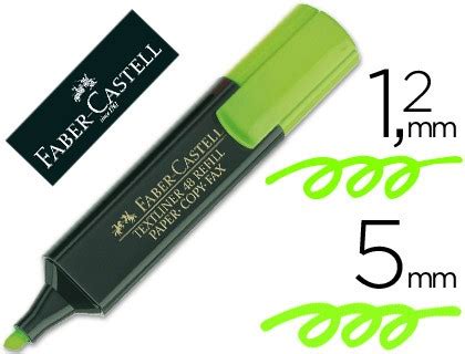 Rotulador Faber Fluorescente Verde Ecotisa