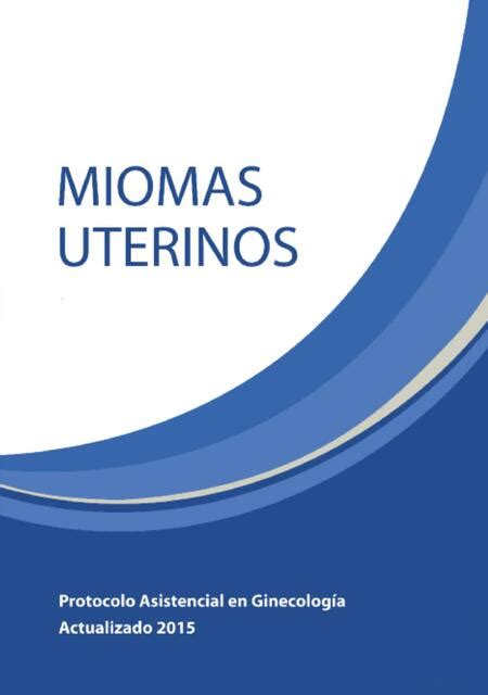 Miomas Uterinos Gineobs Udocz