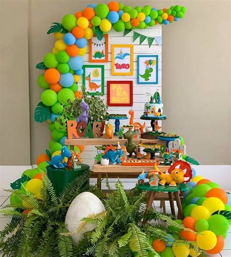 Fiesta Temática Dino Baby | Temas de cumpleaños de niños, Fiesta de ...