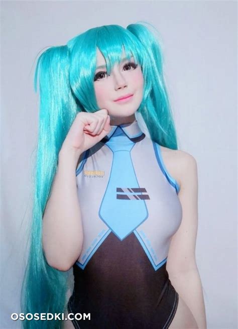 Oichi Hatsune Miku Vocaloid Bodysuit Naked Cosplay Asian Photos