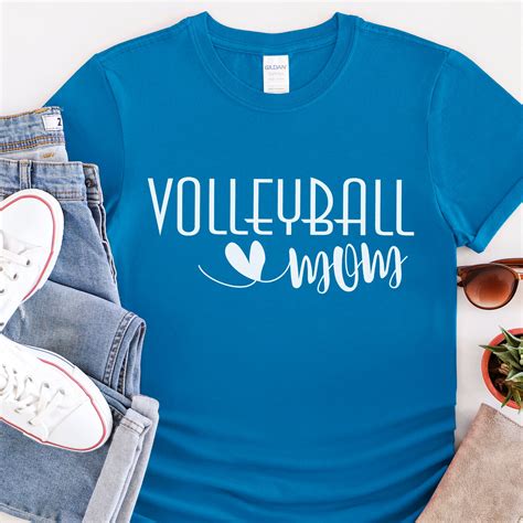 Volleyball Mom Svg Volleyball Mom T Shirt Vball Season Cut Etsy