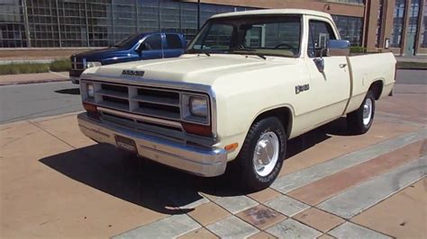 1988 Tan Dodge Ram D 150 Walkaround Youtube