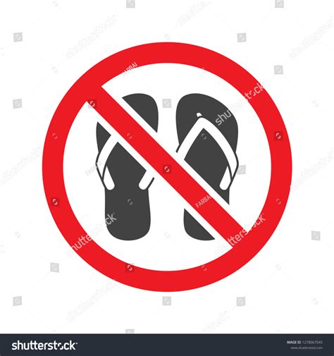 No Sandals Over 392 Royalty Free Licensable Stock Vectors And Vector Art