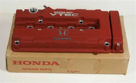 Honda Genuine Oem B18c B16b Integra Type R Dc2 Red Valve Cover 12310