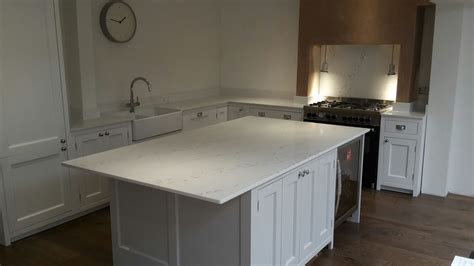 This Beautiful Kitchen Worktop Is Unistone Statuario By The Marble