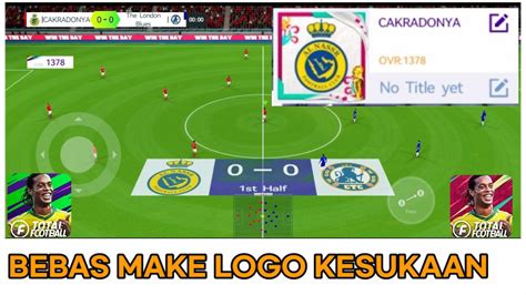 Cara Ganti Logo Club Dengan Logo Kebanggan Di Game Total Football Youtube