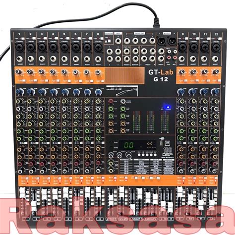 Jual Mixer Audio GT LAB G12 By RDW Original 12channel Gtlab G12 Mixing