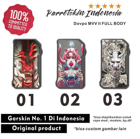 Jual Garskin Skin Dovpo Mvv Ii Full Body Demon Hanya Japan Bisa Custom