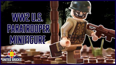 Lego Ww2 U S Paratrooper Minifigure Spotlight United Bricks Youtube