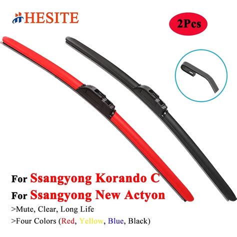 Hesite Colorful Windshield Wiper Blade For Ssangyong New Actyon Korando