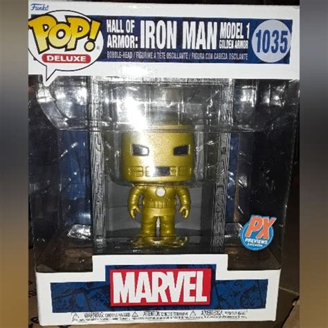 Funko Toys Funko Pop Deluxe Marvel Avengers Ironman Hall Of Armor Suit Model 135 Poshmark