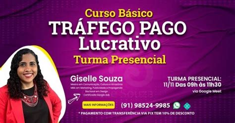 Curso Básico de Tráfego Pago Turma Presencial em Belém Sympla