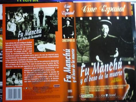 Caratula De Video Vhs Fu Manchu Y El Beso De La Comprar En