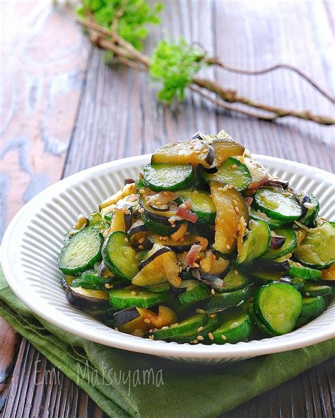 塩もみきゅうりとなすと香味野菜のナムル風 クラシル レシピや暮らしのアイデアをご紹介