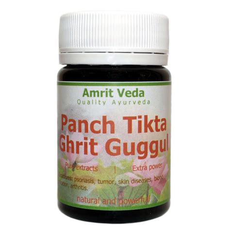 Panch Tikta Ghrit Guggul Amrit Veda Tablets Buy Online At The Best