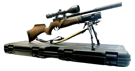 BSA R 12 SLX Walnut PCP Air Rifle Pro Combination Package The Airgun