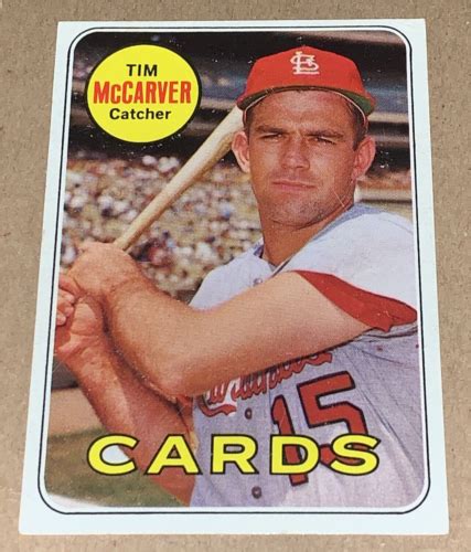 Topps Tim Mccarver St Louis Cardinals Ex Ebay