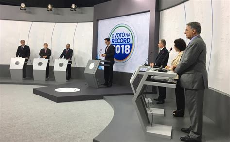 Candidatos Ao Governo De Mg Participam De Debate Na Record Elei Es