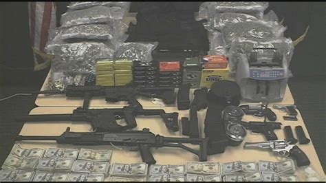 10 Arrested Weapons Seized As Drug Ring Broken Up