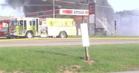 Crews Battle Fire Near Gas Station In Venango County Cbs Pittsburgh