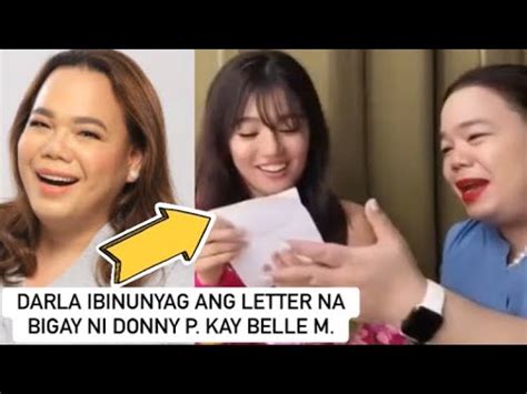 Donny P May Pa Letter Pala Kay Belle M Very Mag Jowa Ang Galawan