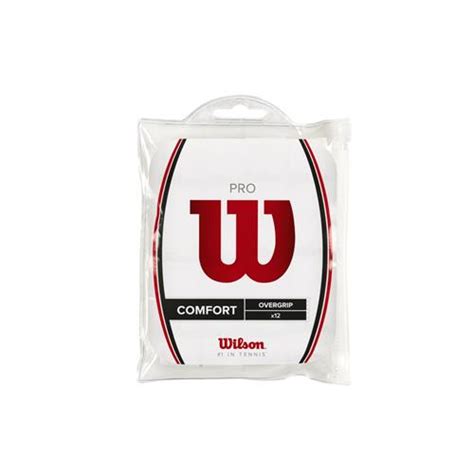 Wilson Pro Comfort Overgrip Pk White Strung Out