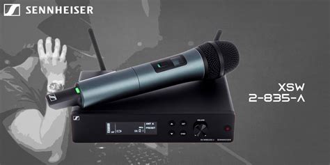 Sennheiser XSW 2 835 A Wireless Handheld Microphone System With E835 C