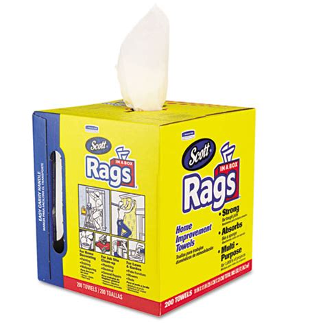 Kimberly Clark Scott Rags In A Box 10 X 12 White 200box