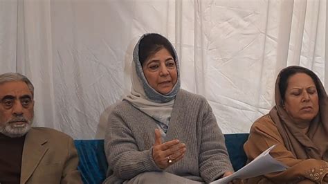 Video | Mehbooba Mufti expresses concern over rampant power cuts in ...