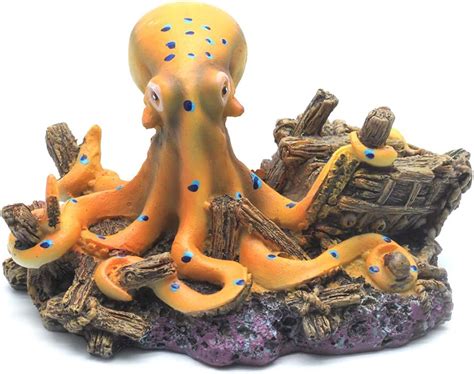 Amazon.com: Sscon Aquarium Fish Tank Decoration Emulational Octopus
