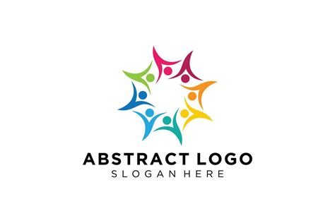 Vector abstract people and family logo collection,people icons, health ...