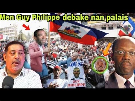 bòn nouvèl guy Philippe pran peyi a men video kotel nan palais national