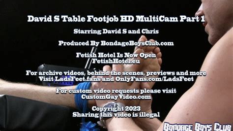 David S Table Foot Job Hd Multicam Part 1 Ladsfeet And Tickling Clips4sale