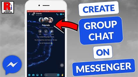 How To Create Group Chat On Facebook Messenger Updated Youtube