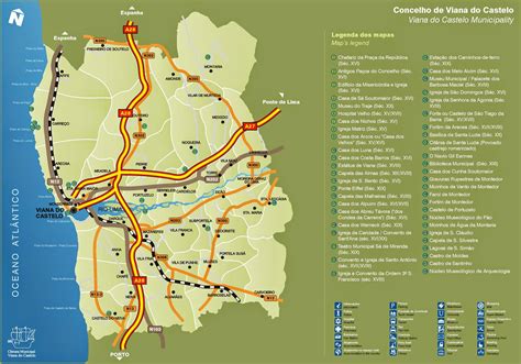 Mapas De Viana Do Castelo Portugal MapasBlog