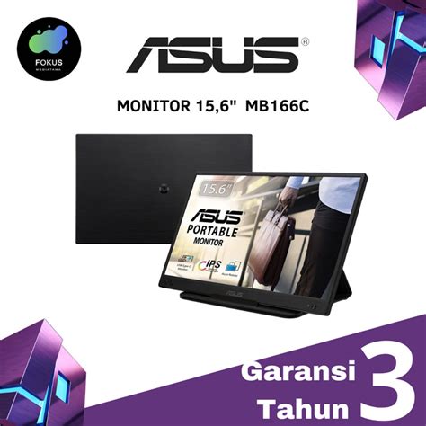 Jual ASUS ZenScreen MB166C 16 Full HD IPS USB Type C Portable USB